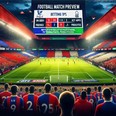 Crystal Palace vs Nottingham Forest Match Preview and Betting Tips