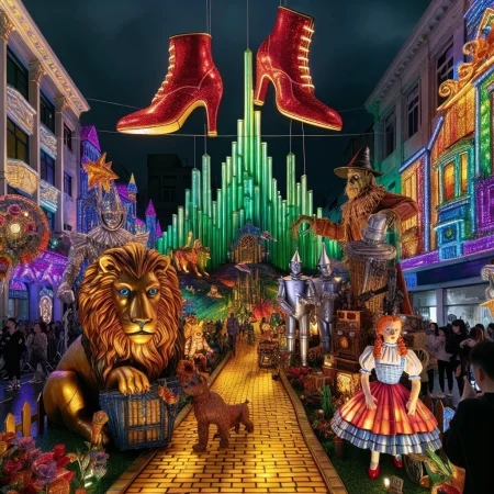 Wizard of Oz Installation Unveiled on Las Vegas Strip