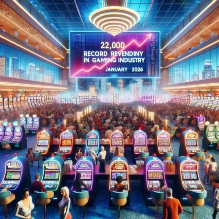 US Commercial Gaming Industry Achieves Record Revenue in January 2026